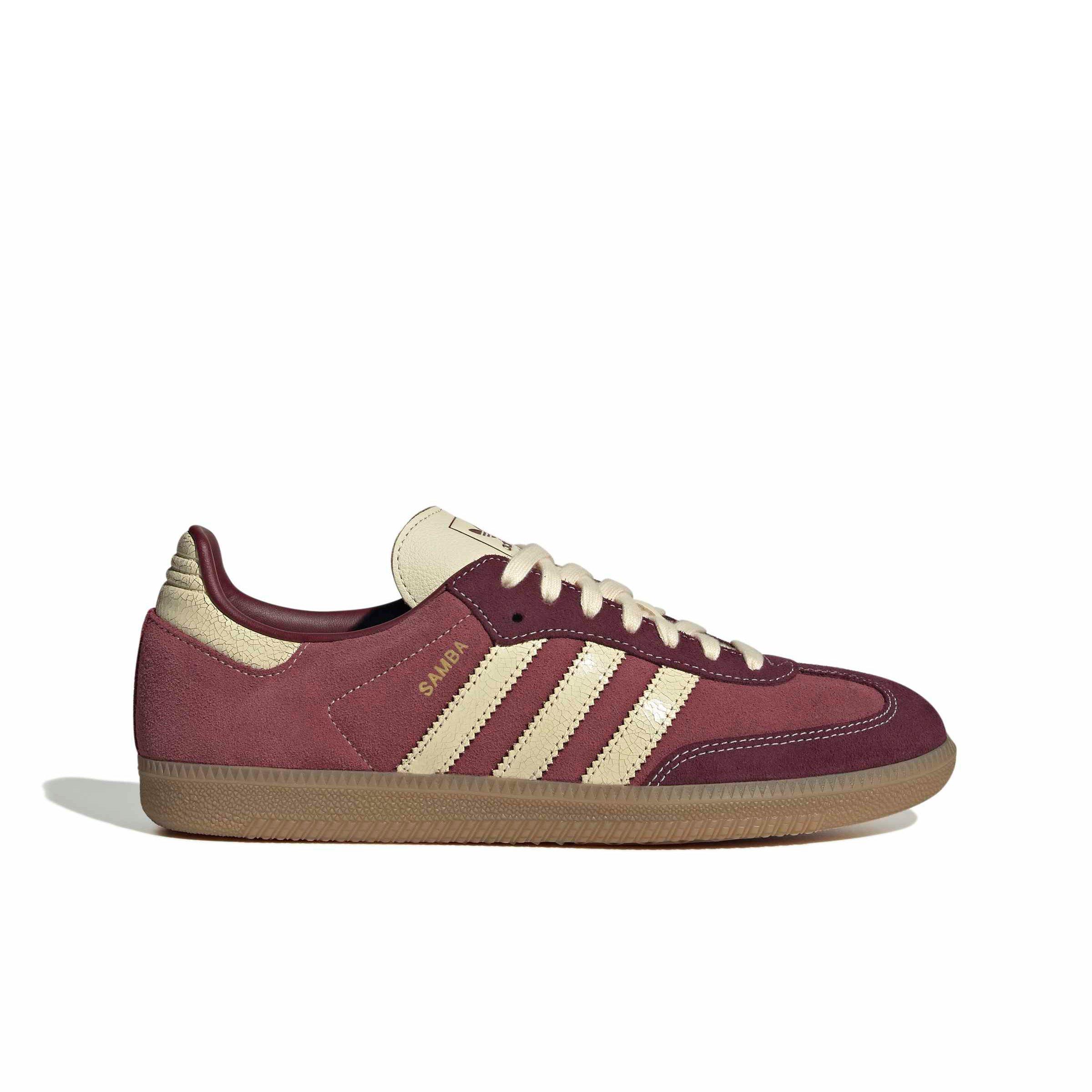 adidas Originals Samba OG "Shadow Red/Warm Vanilla/Gum 4" Men's Shoe - RED/VANILLA/GUM